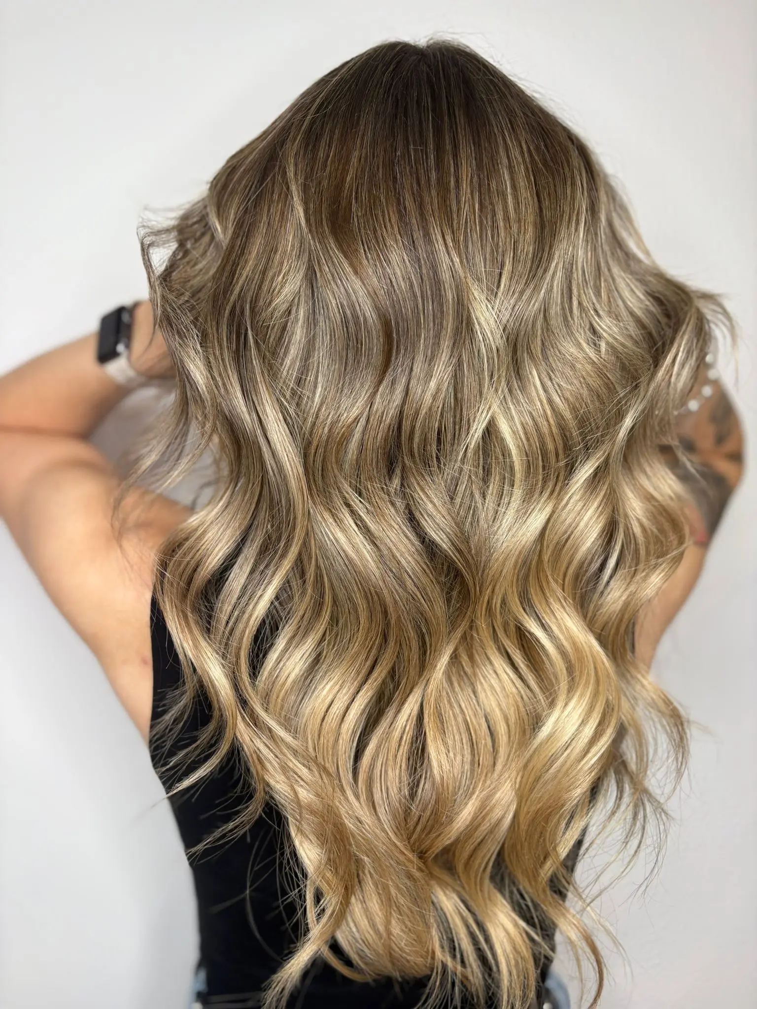 Peinado ondulado rubia 10